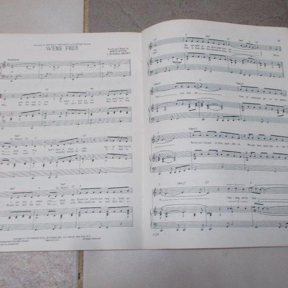 Vintage "20 Big Hits Of Today, words, chords, music, copywright 1970 - Picture 3 of 4